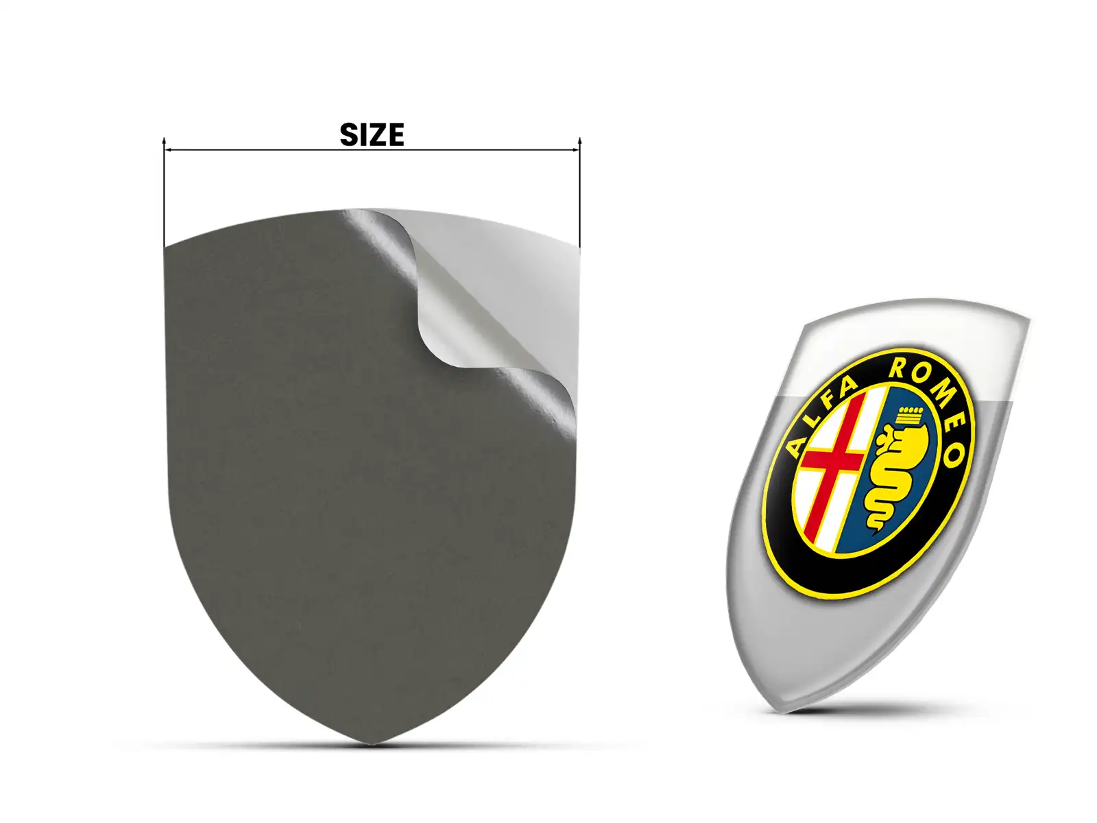 Alfa Romeo Silikonaufkleber Professionell Anpassbar Design